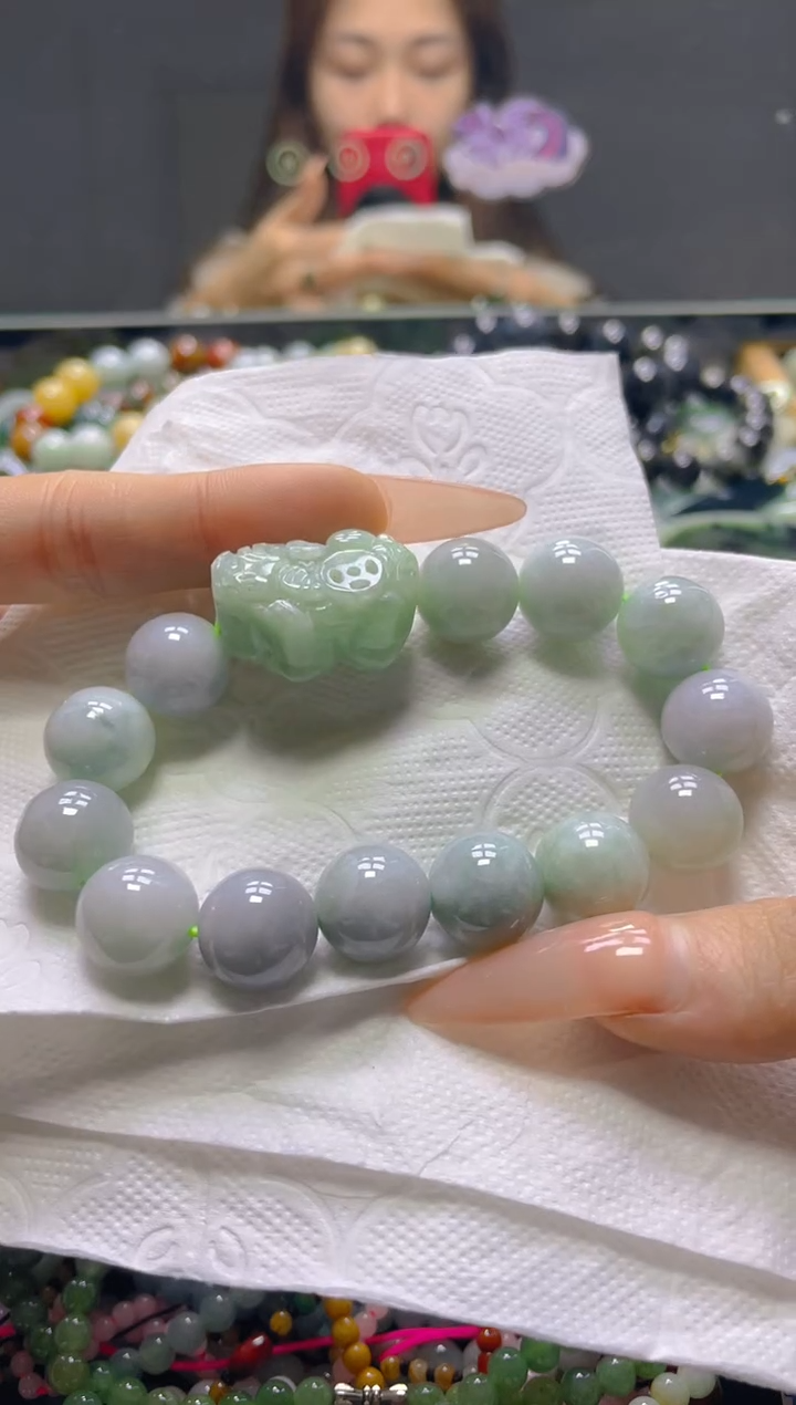 颈饰未镶嵌翡翠13MM