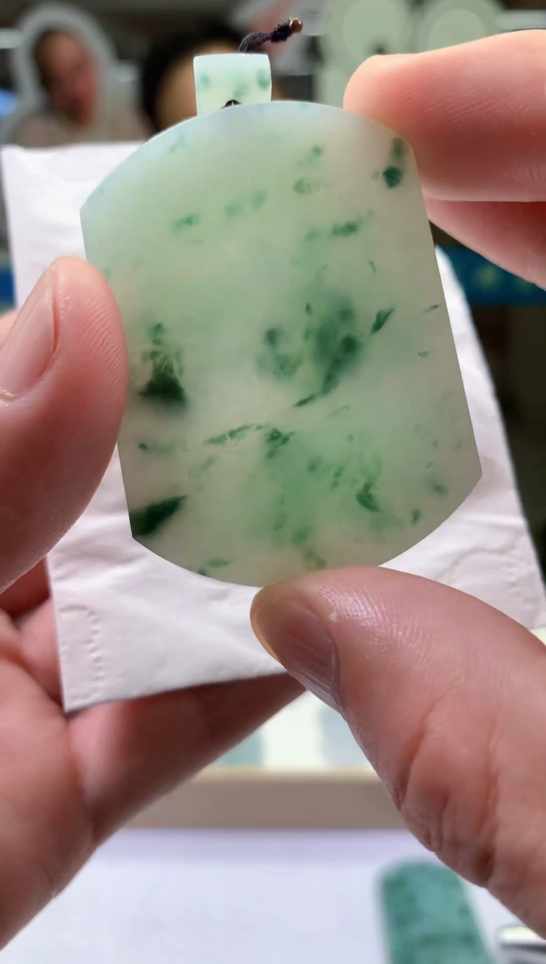 未镶嵌定制翡翠天然翡翠A货   无事牌