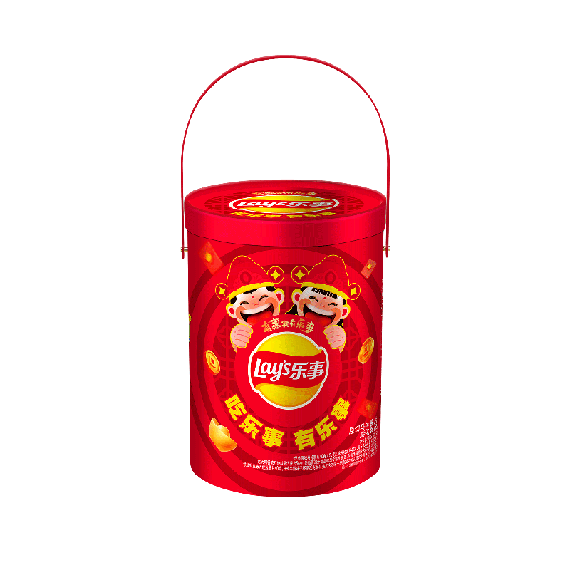 乐事零食全家桶 617克/桶
