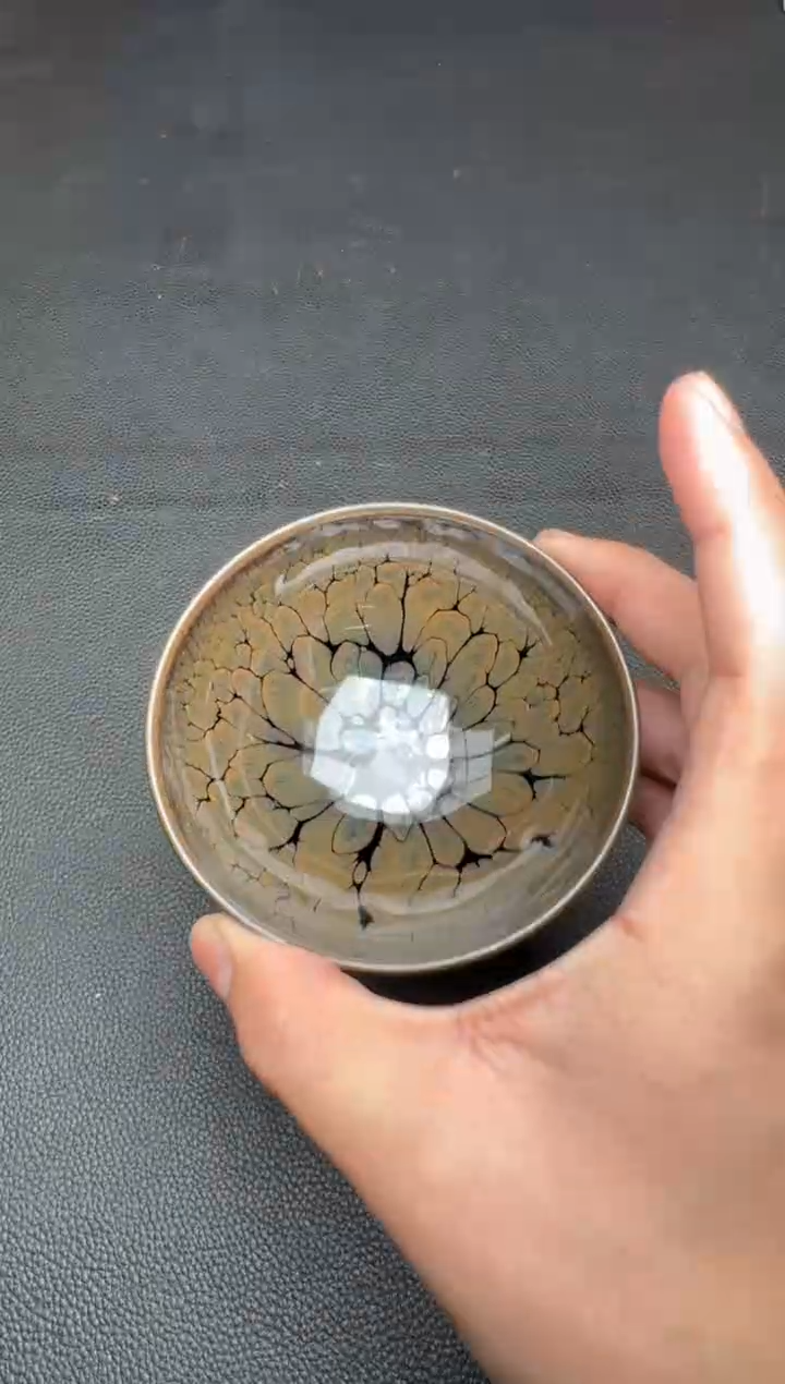 【闪购商品】茶盏建盏故事蔡炳昆柴烧盏17