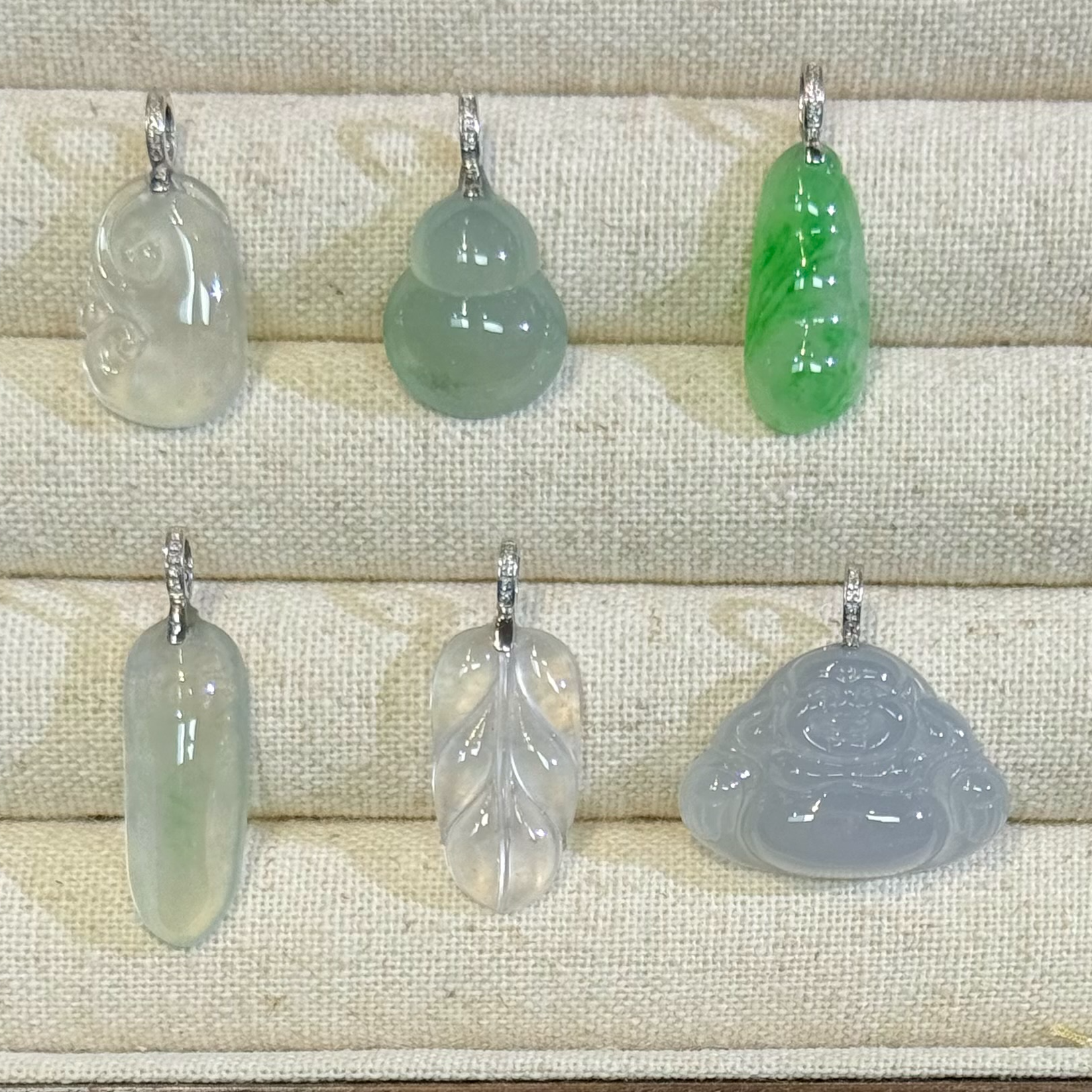 翡翠吊坠1件-18K金-多样性发货只发一件-AR21-BK|CXQ21