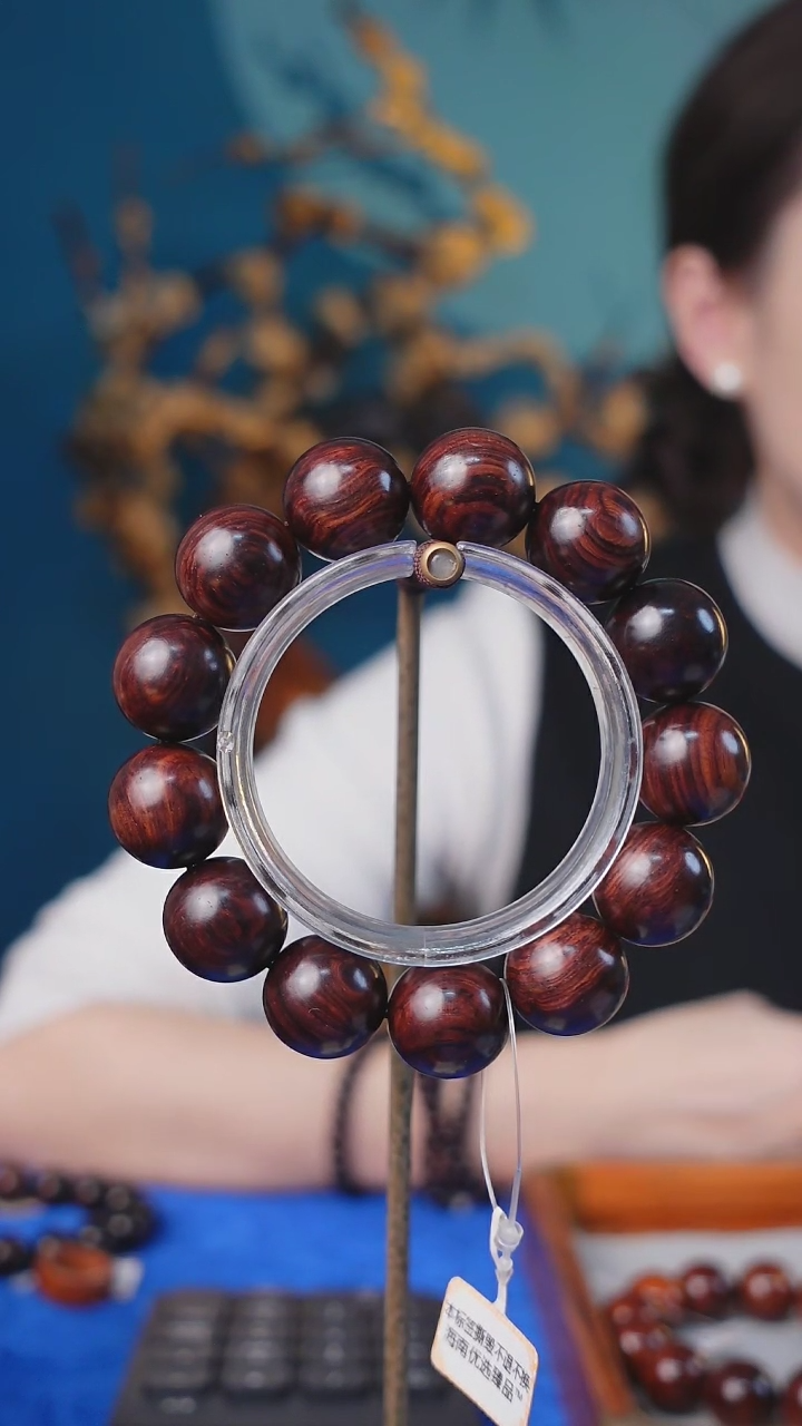 【闪购商品】木海南黄花梨紫油梨1.5规格手串