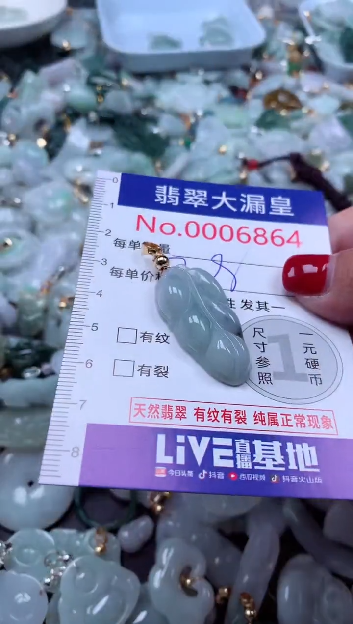 颈饰未镶嵌翡翠6864