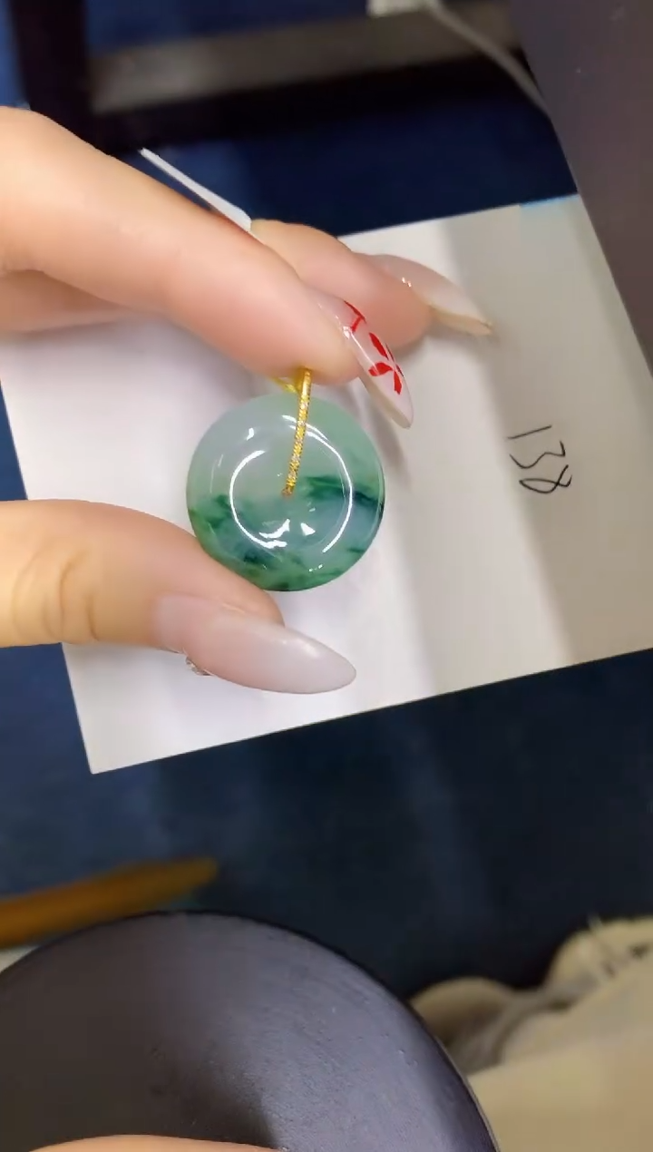 【闪购商品】翡翠颈饰18K金镶嵌000000000000