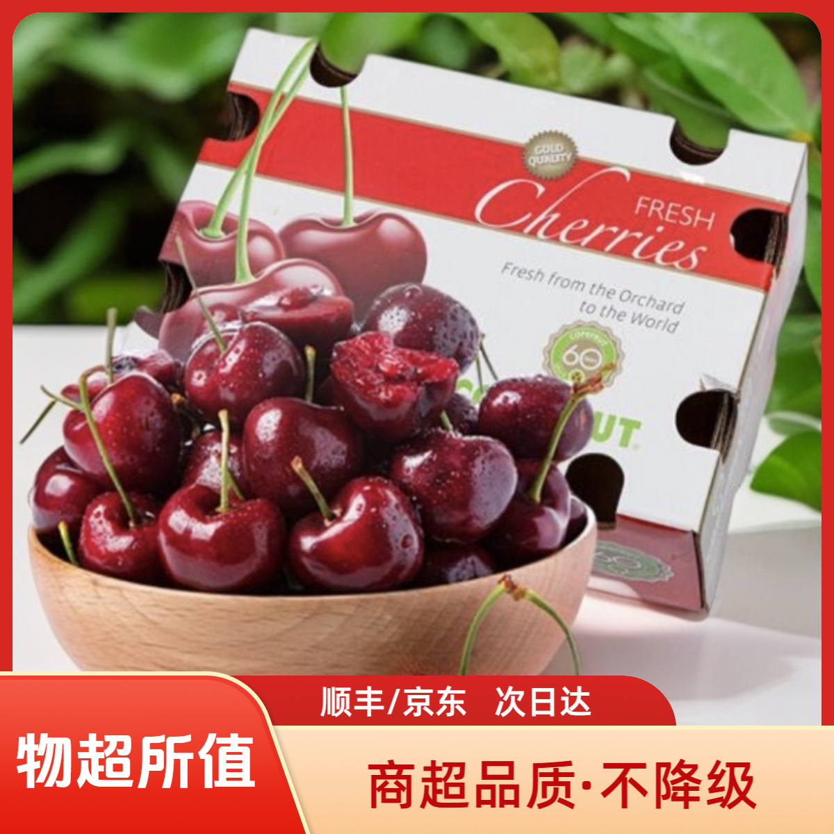 JJD智利海运车厘子原封2.5kg/件桑提娜樱桃智利共和国