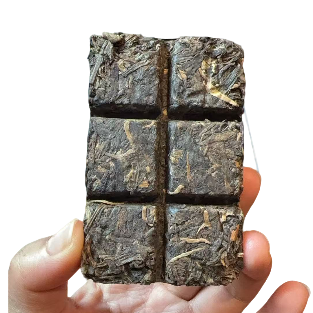 冰岛印象  2019年糯伍古树小茶砖9砖