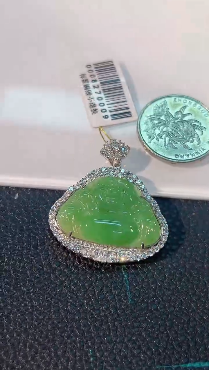 颈饰未镶嵌翡翠 缅料A货/支持复检/一件