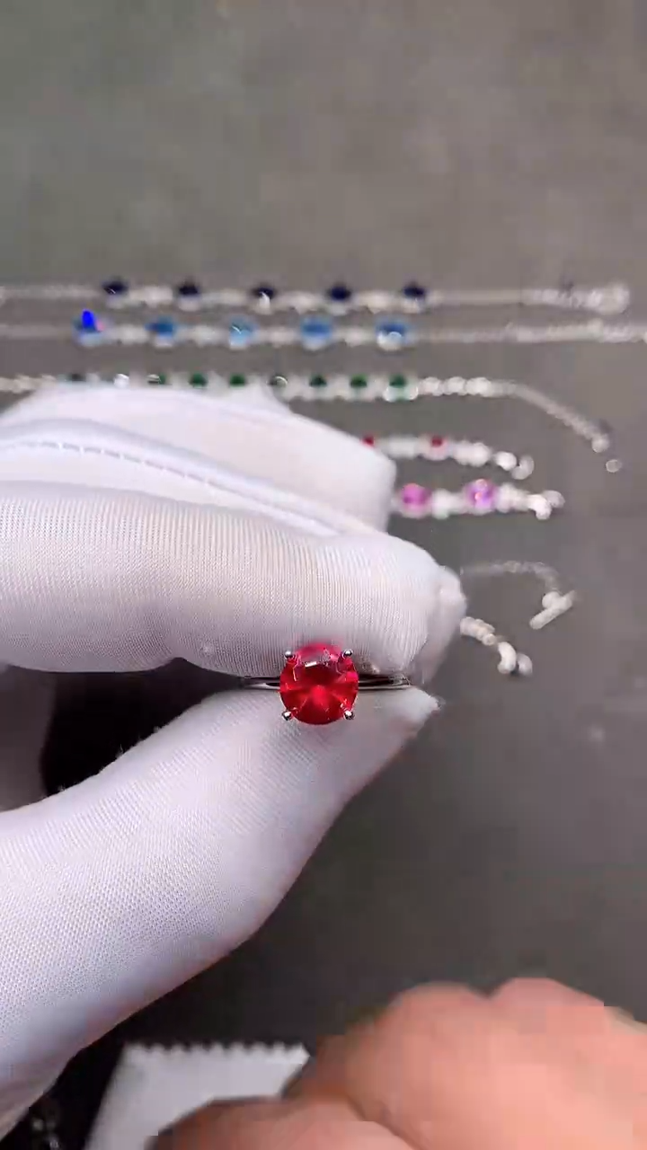 【闪购商品】红宝石戒指银S925镶嵌...........