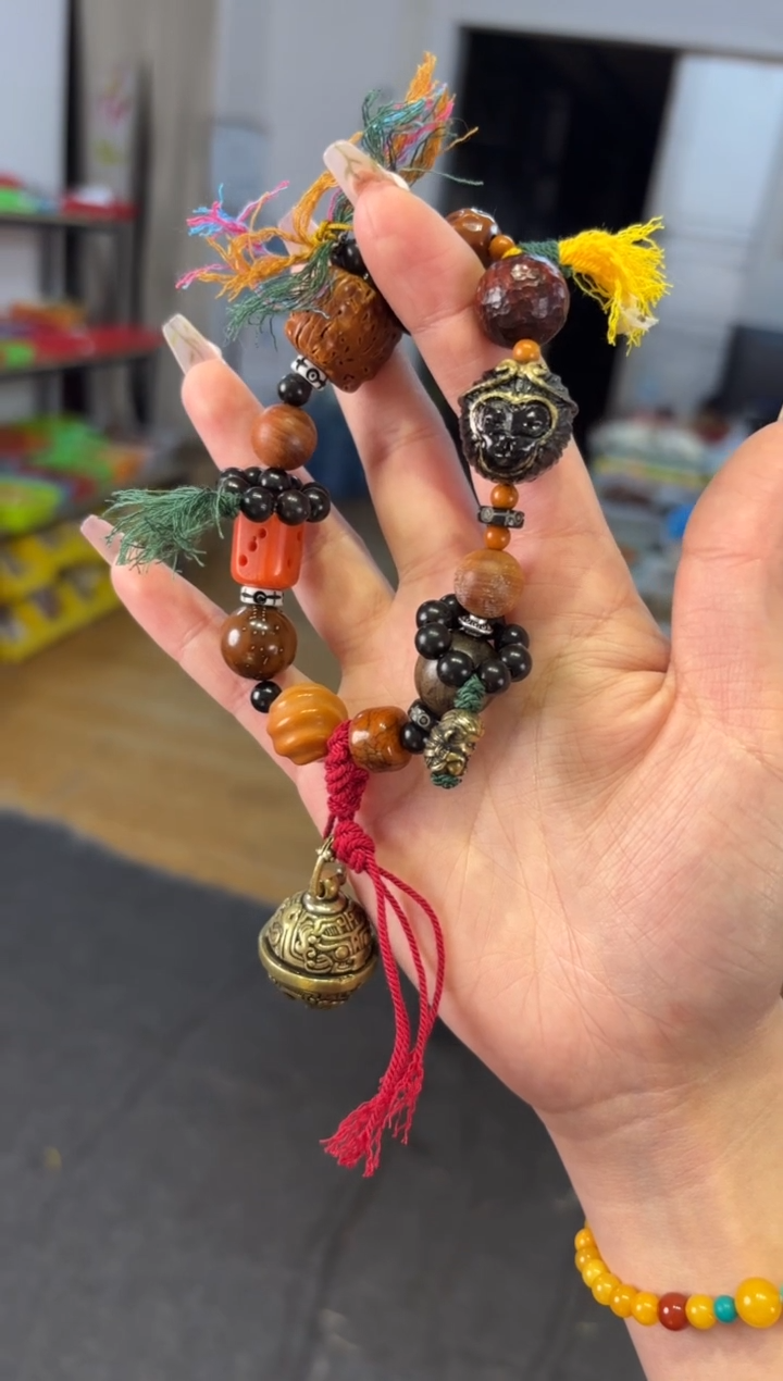 【闪购商品】菩提根/象牙果吊坠黑悟空  