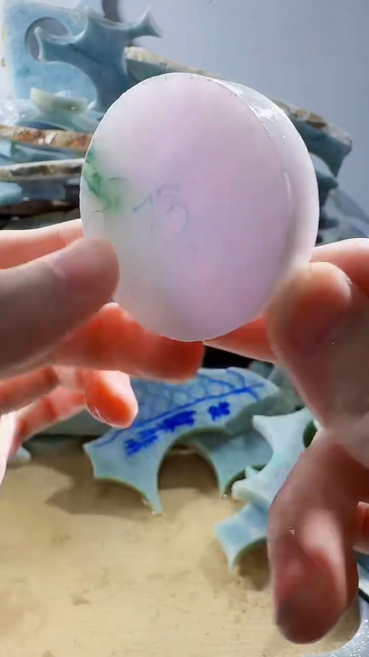 裸石翡翠天然缅甸翡翠2158