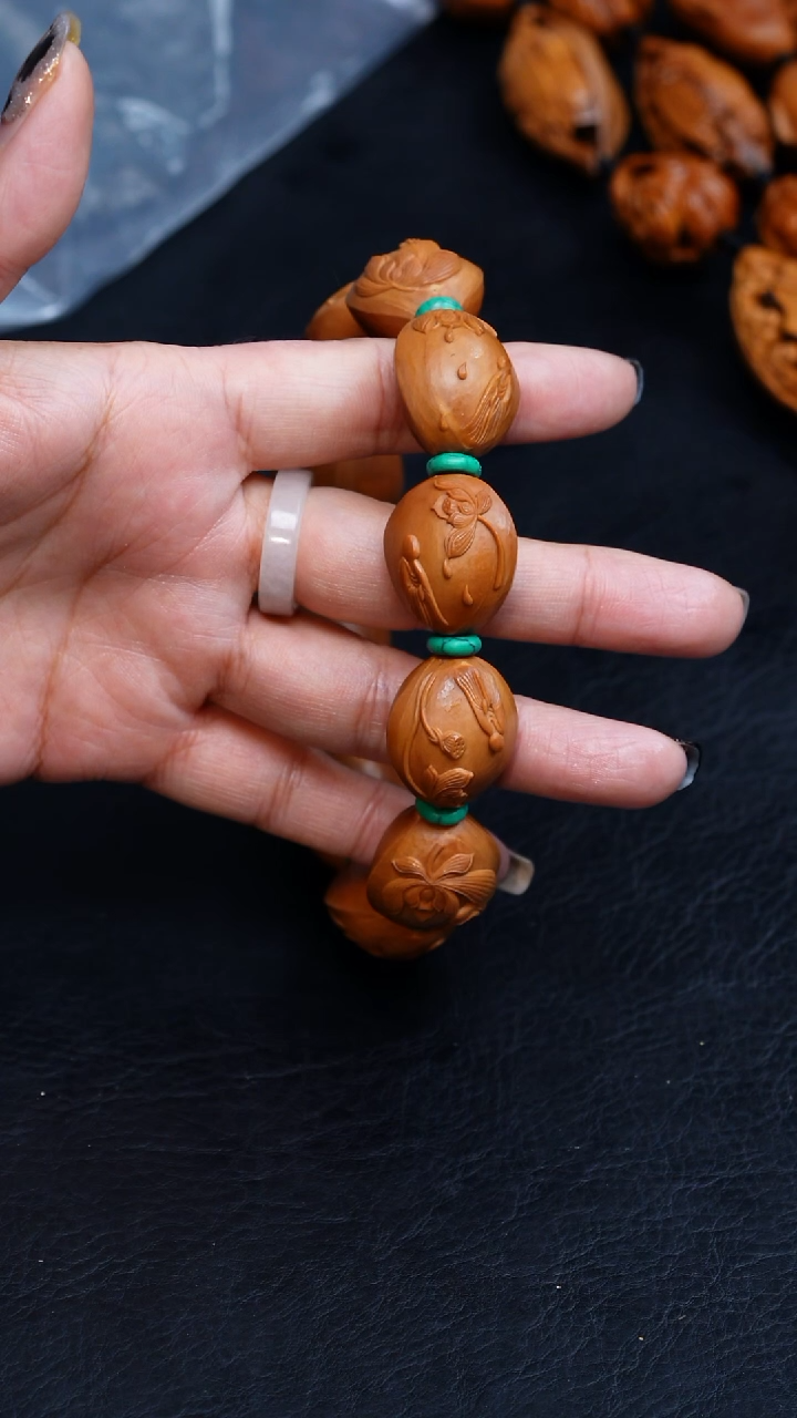 【闪购商品】橄榄核手串/手链21铁核刀痕无相佛