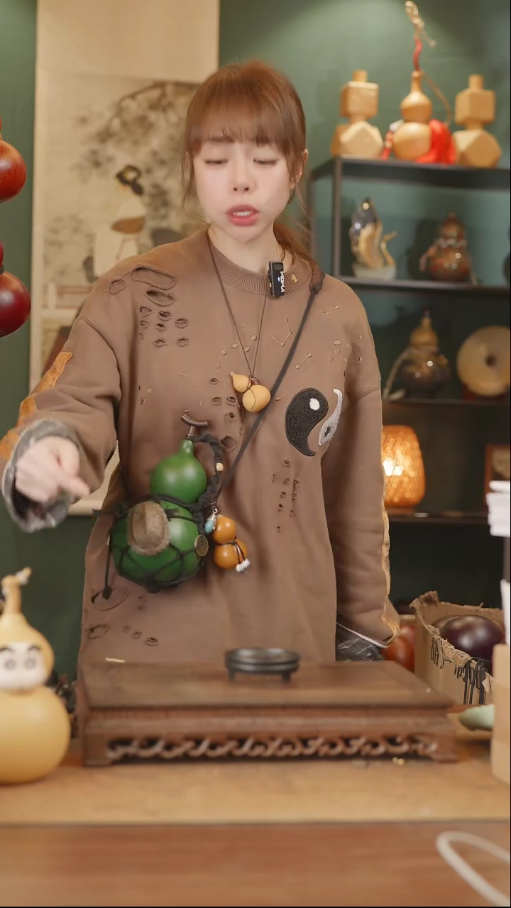 【闪购商品】93号精品天然大漆工艺防渗内胆酒葫芦~