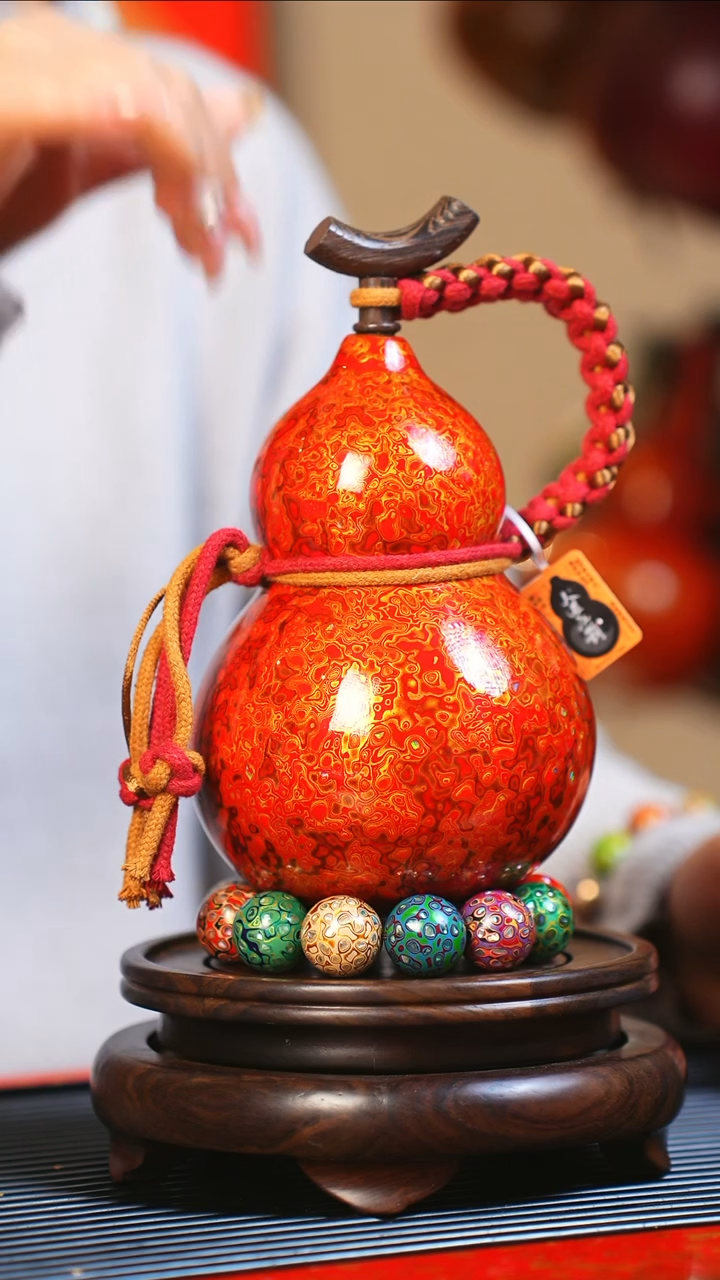 【闪购商品】JV101大师姐臻选非遗大漆酒葫芦