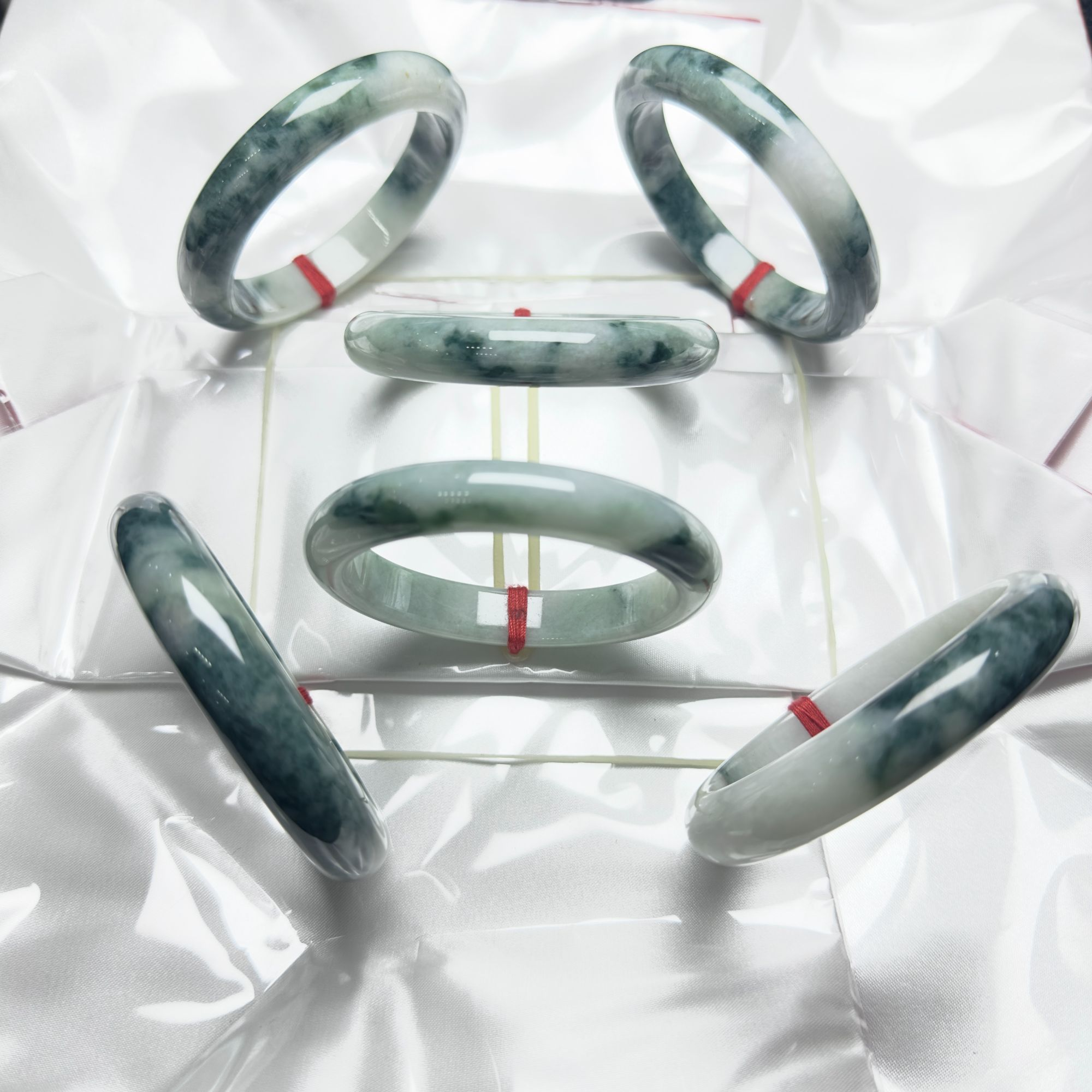 【老三珠宝】翡翠宽条手镯【多样性发其一】圈口52-61mm