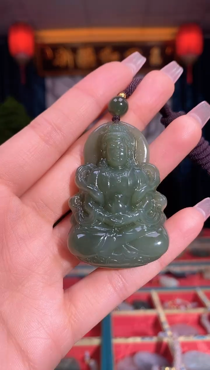 【闪购商品】和田玉颈饰未镶嵌观音