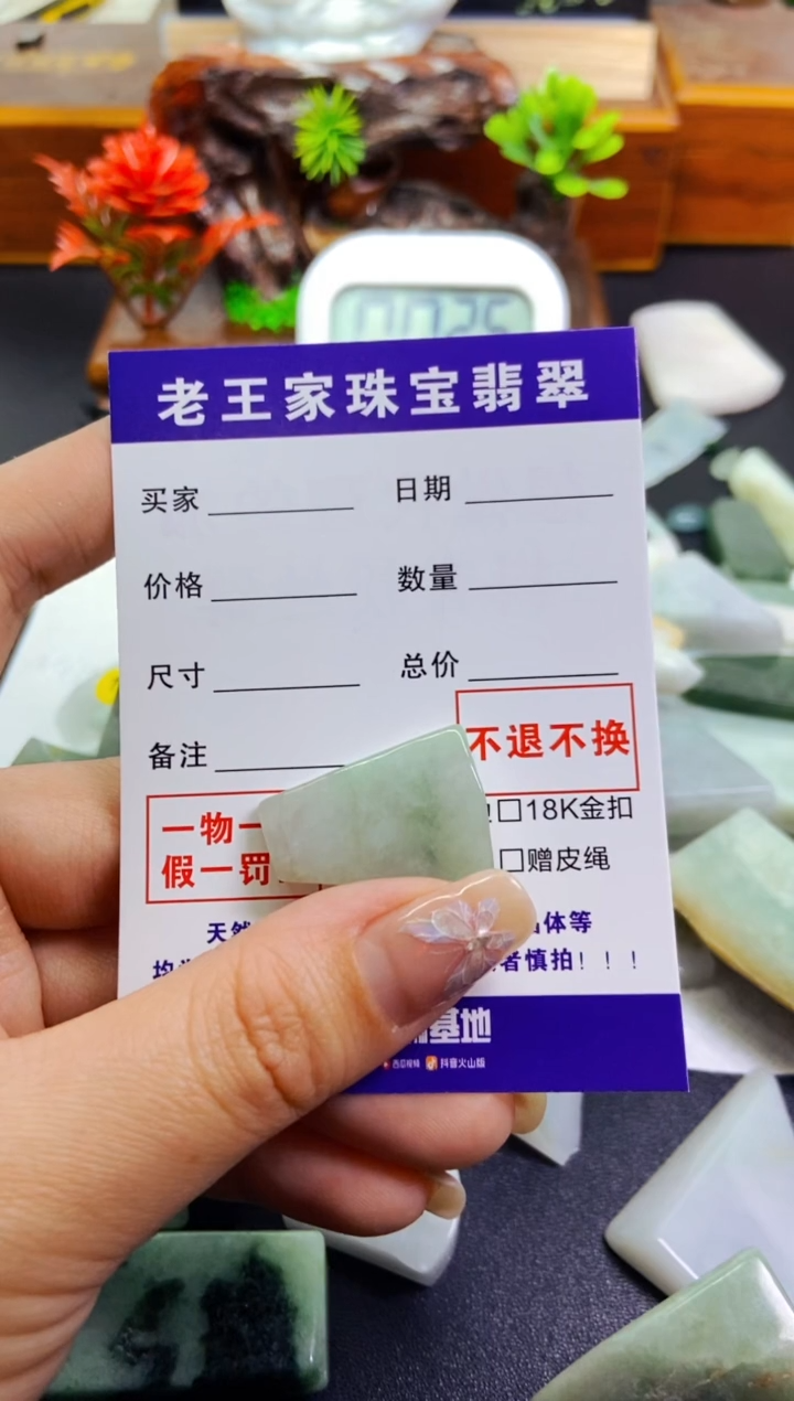 【闪购商品】翡翠颈饰未镶嵌料子