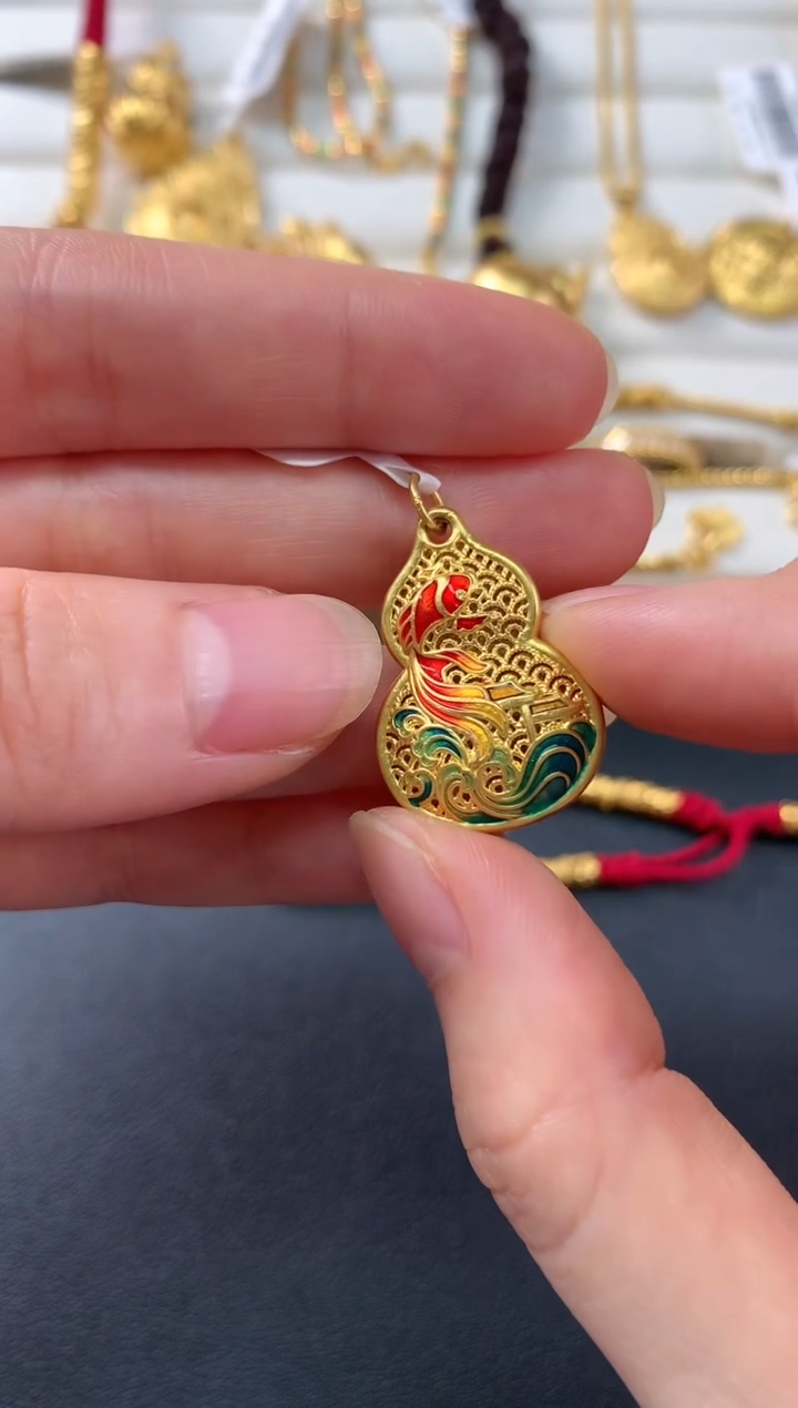 定制足金吊坠(不含链)D6|1768