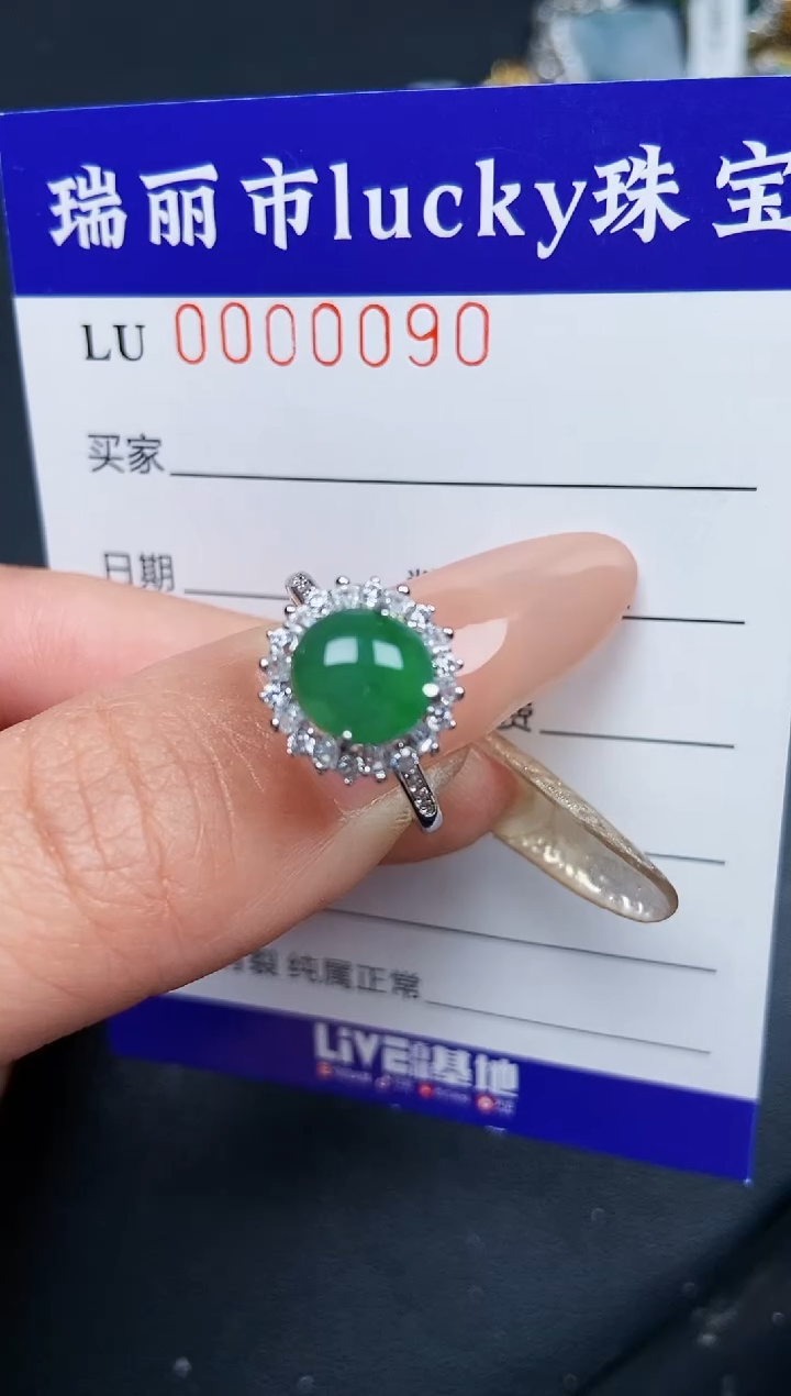 【闪购商品】翡翠颈饰银S925镶嵌0090