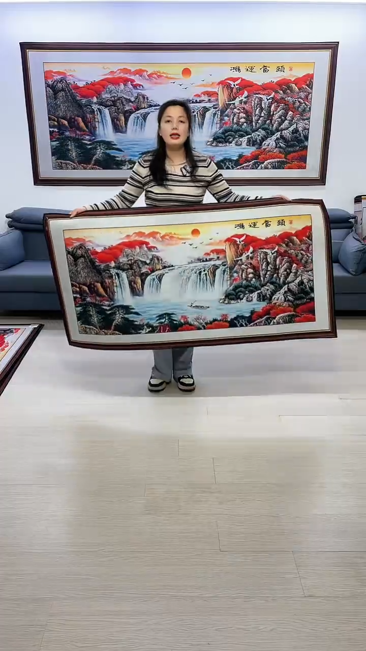 【闪购商品】横款482鸿运当头80*160