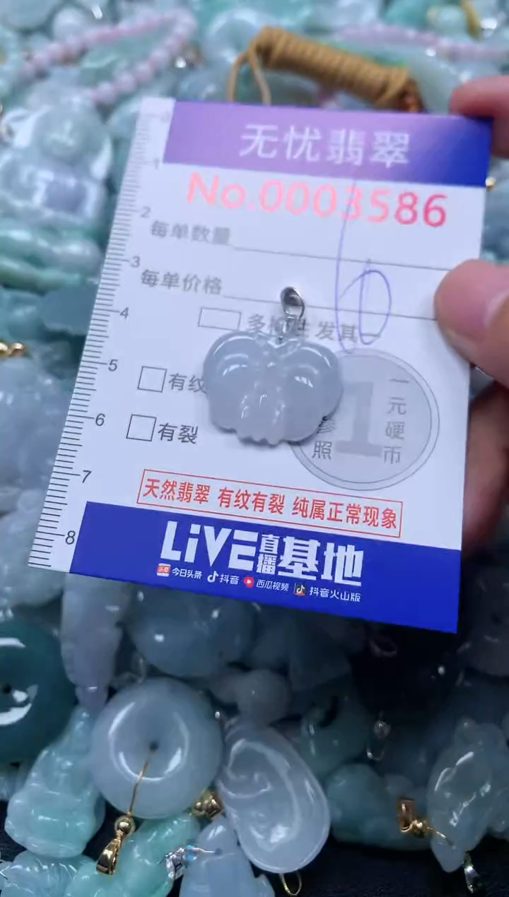 颈饰未镶嵌翡翠3586