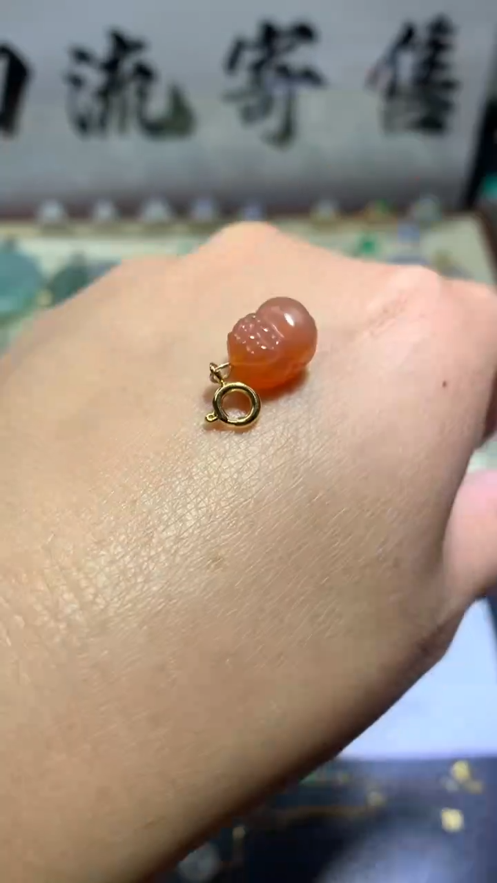 【闪购商品】南红玛瑙颈饰合金002南红吊坠