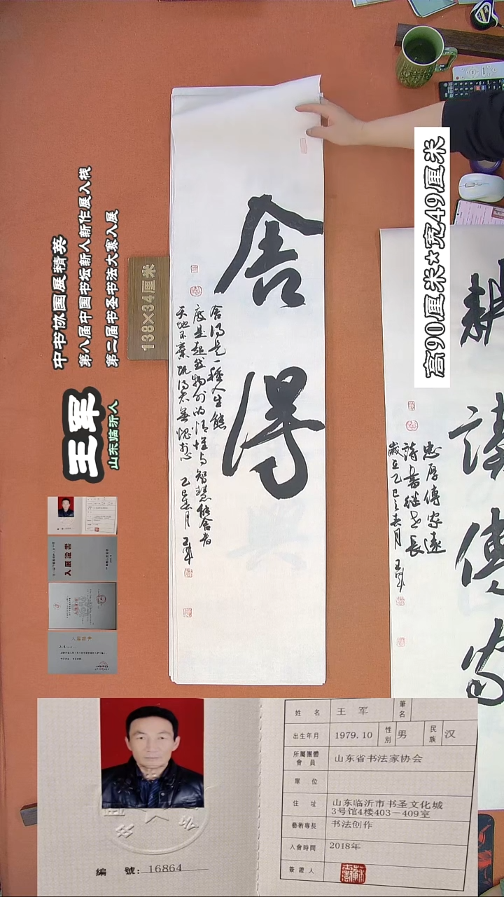 【闪购商品】书法120王军书法作品