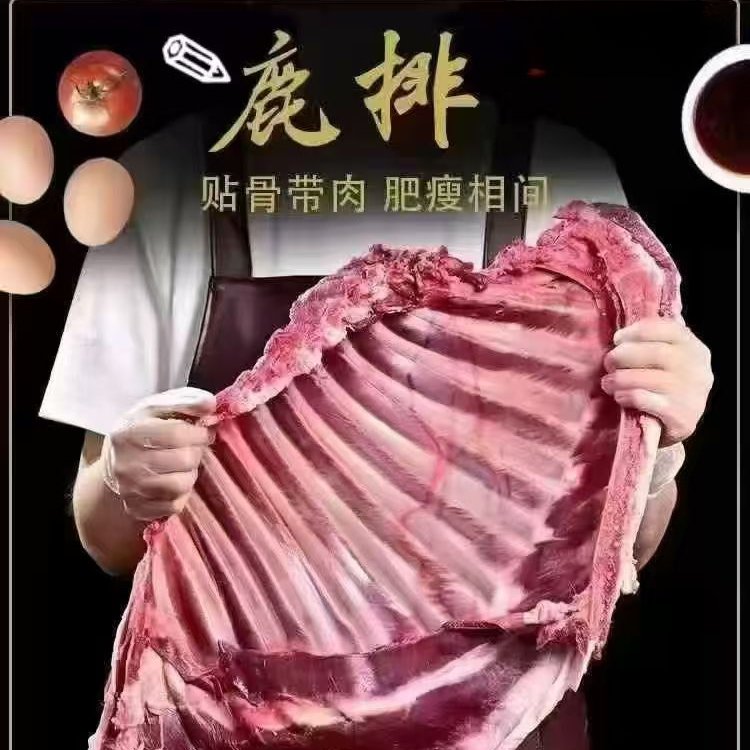 吉林鹿乡新鲜梅花鹿 鹿肉  鹿排 鹿腿 鹿里脊 产地直发 