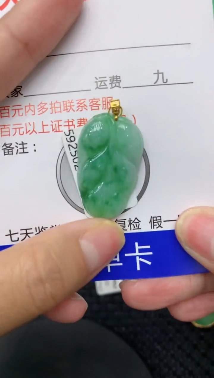 【闪购商品】翡翠颈饰18K金镶嵌111111111