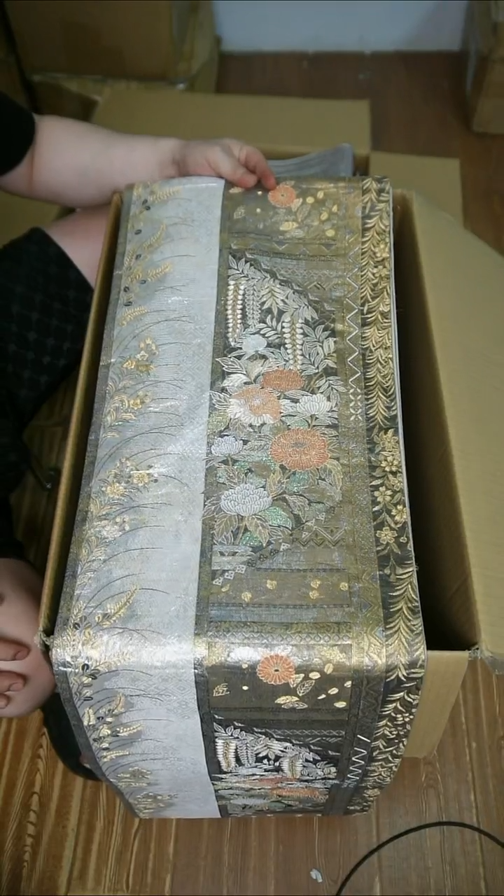 织绣织锦25花卉本金箔