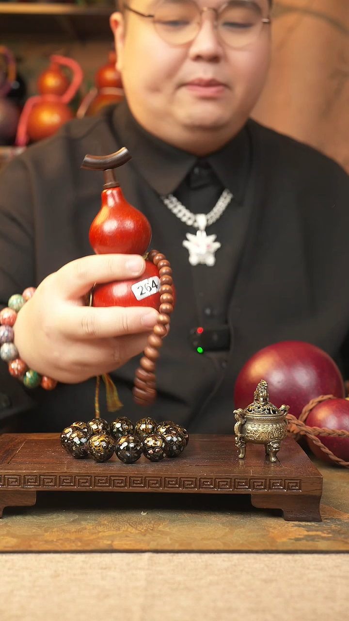 【闪购商品】264大漆葫芦一物一拍记葫堂出品