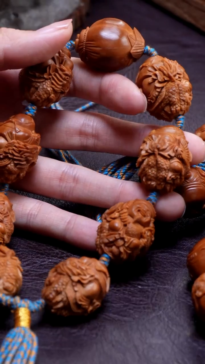 橄榄核手串/手链龙财神