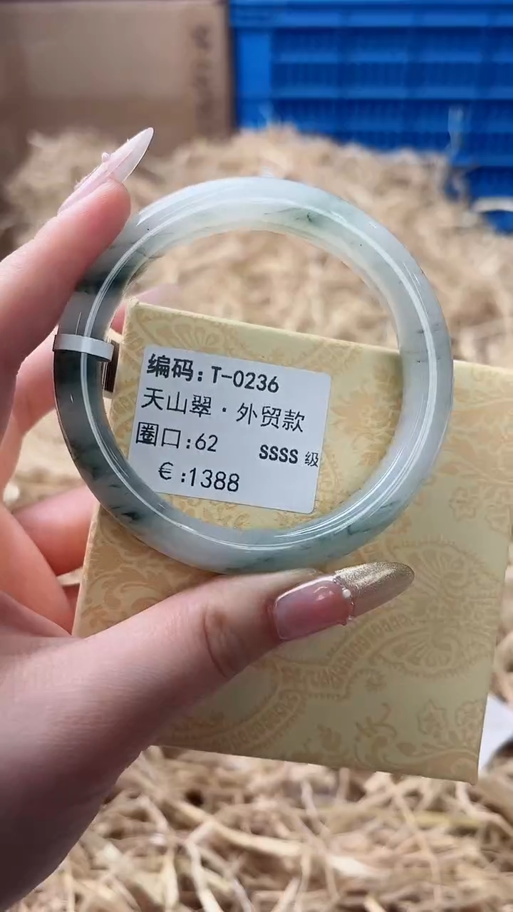 未镶嵌手镯石英质玉T-0236