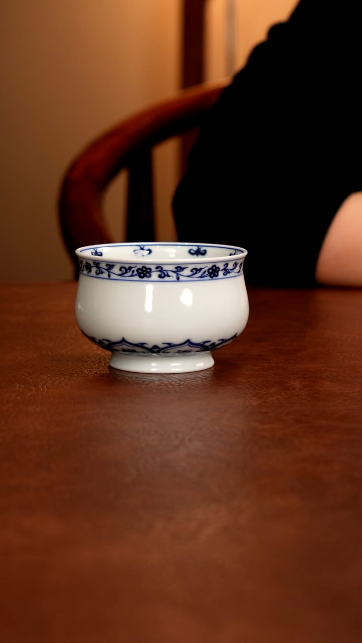 摆件陶景德镇瓷器，青花瓷手绘茶具~新品福利