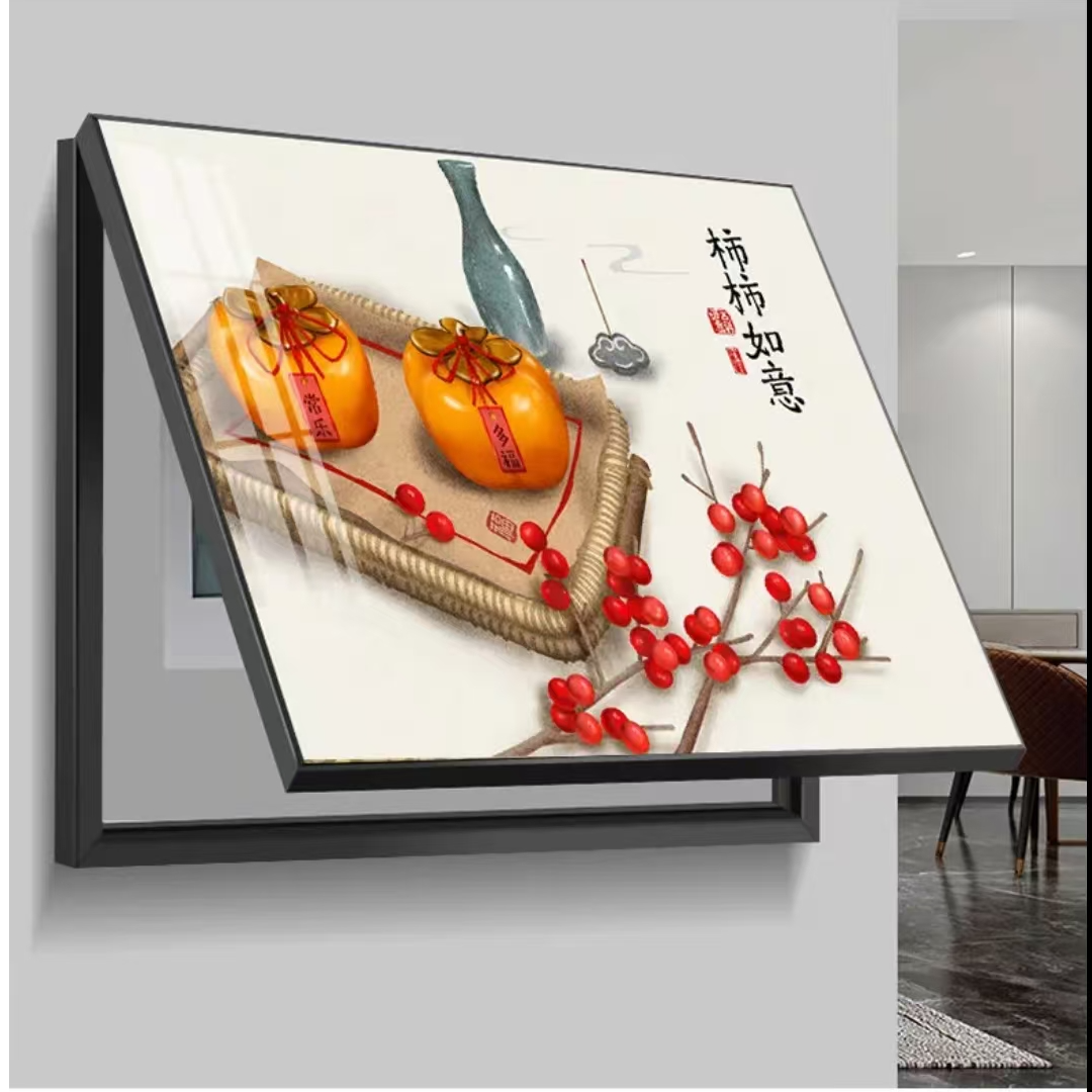 9118【横版电表箱】40*60掀盖式电表箱-装饰画