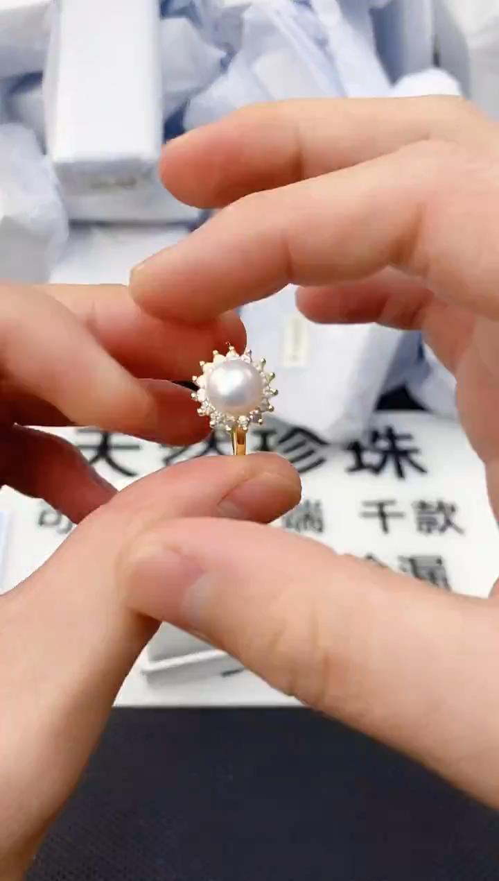 未镶嵌耳饰淡水珍珠jz1019