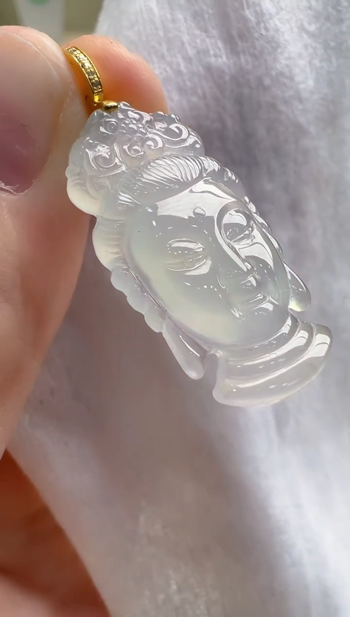 【闪购商品】翡翠吊坠(不含链)18K金镶嵌多样性发货拍一发一