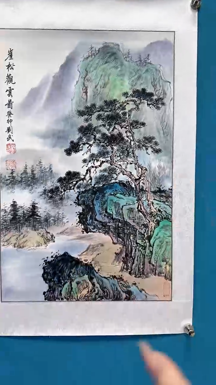 国画瀚美艺术刘武手绘-国画4