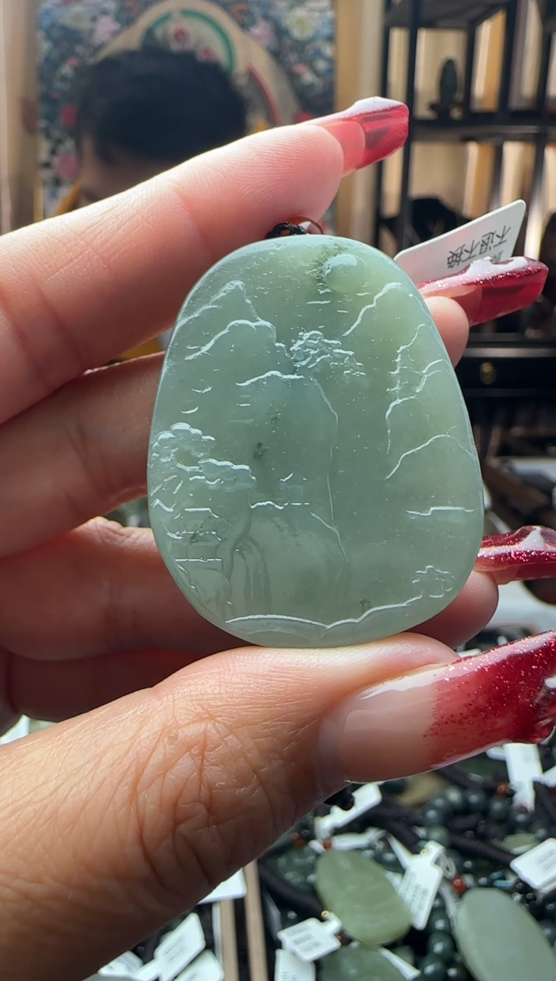 颈饰未镶嵌和田玉0123