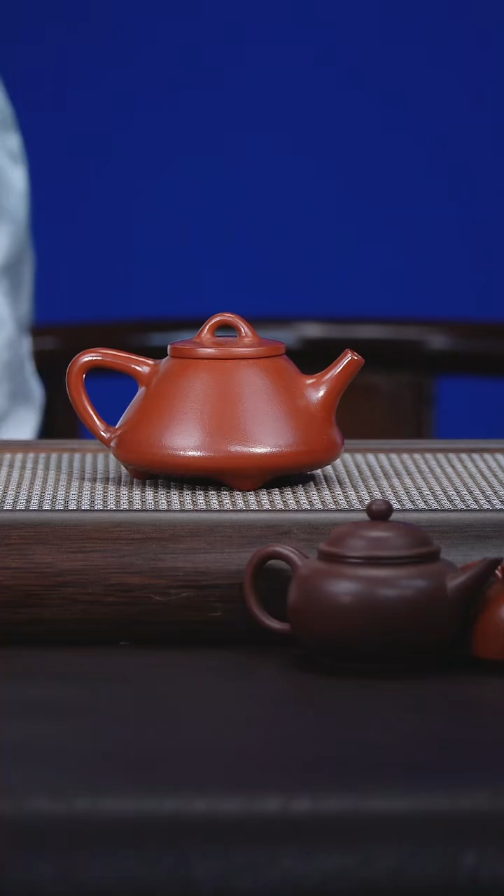 茶壶紫砂0826 WY 子冶石瓢 朱泥