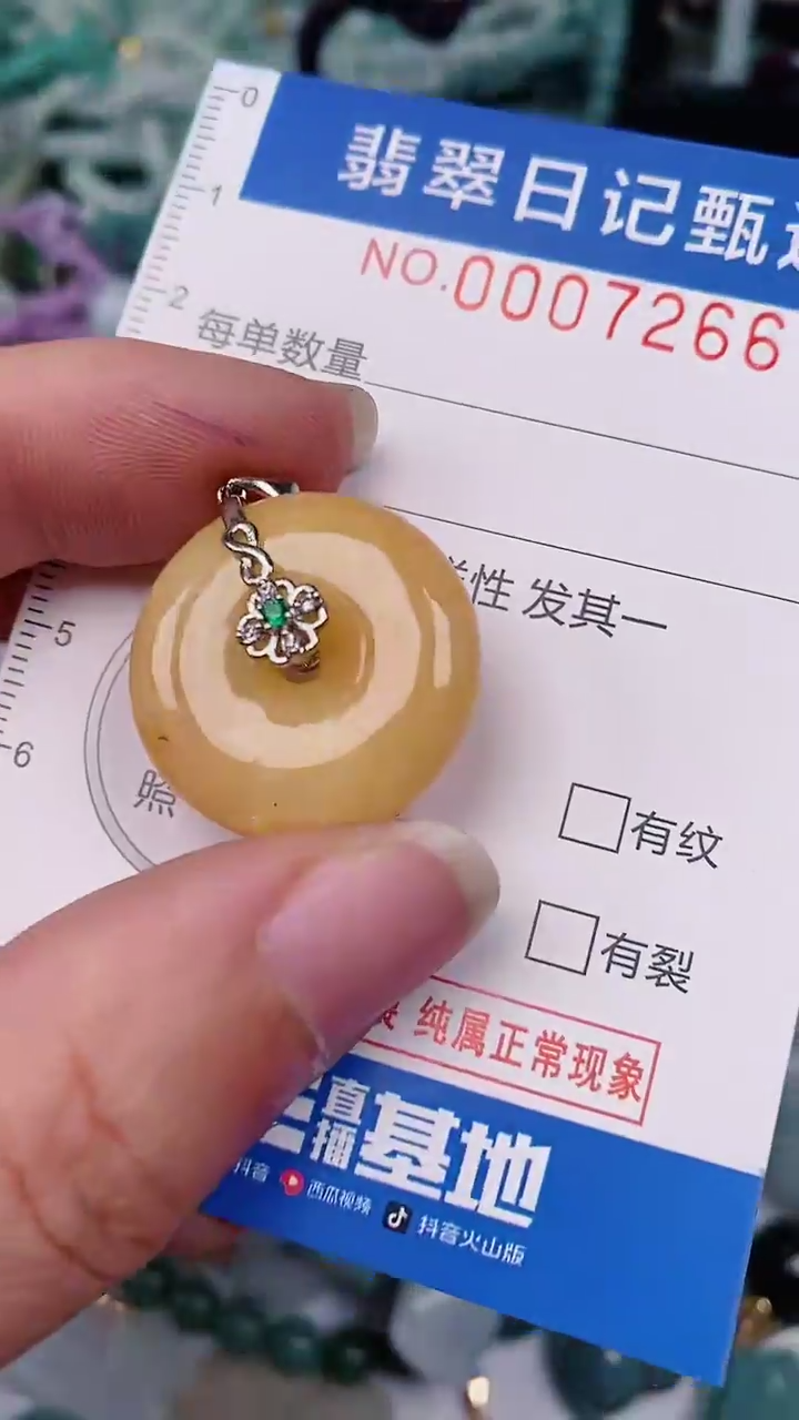 【闪购商品】翡翠颈饰未镶嵌00007266