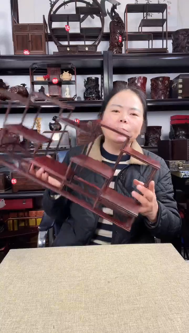 木老李红木工艺品十连