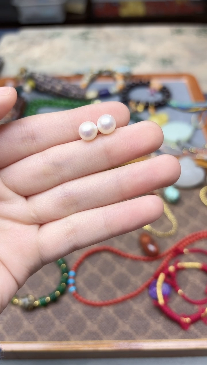 颈饰未镶嵌淡水珍珠珍珠配珠GW