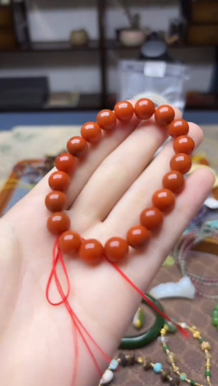 未镶嵌南红玛瑙挂件南红手串9mmZD