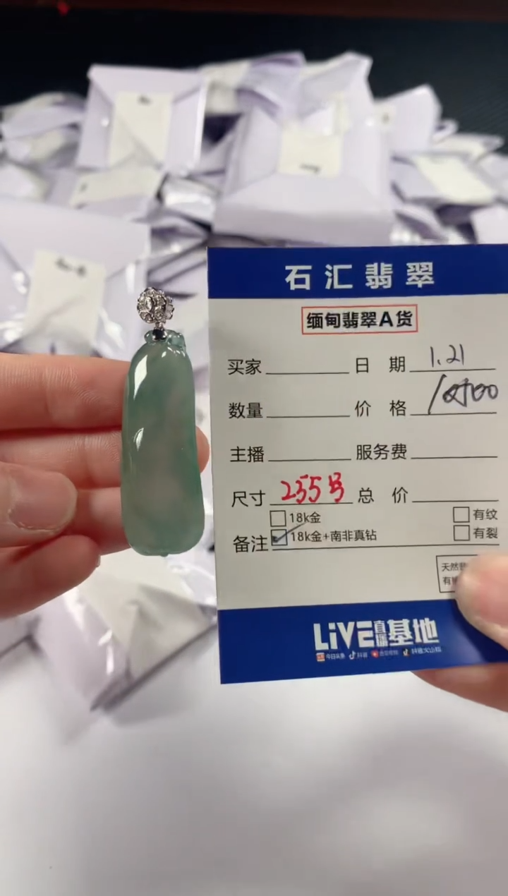 【闪购商品】翡翠颈饰未镶嵌11111111