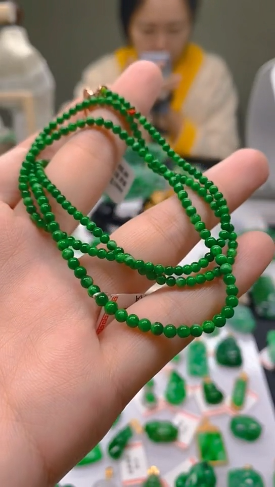 【闪购商品】翡翠颈饰未镶嵌天然翡翠A货，支持复检
