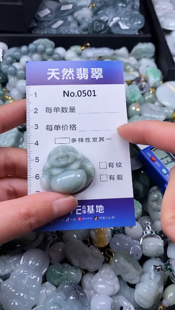 【闪购商品】翡翠颈饰未镶嵌缅甸A货翡翠0501