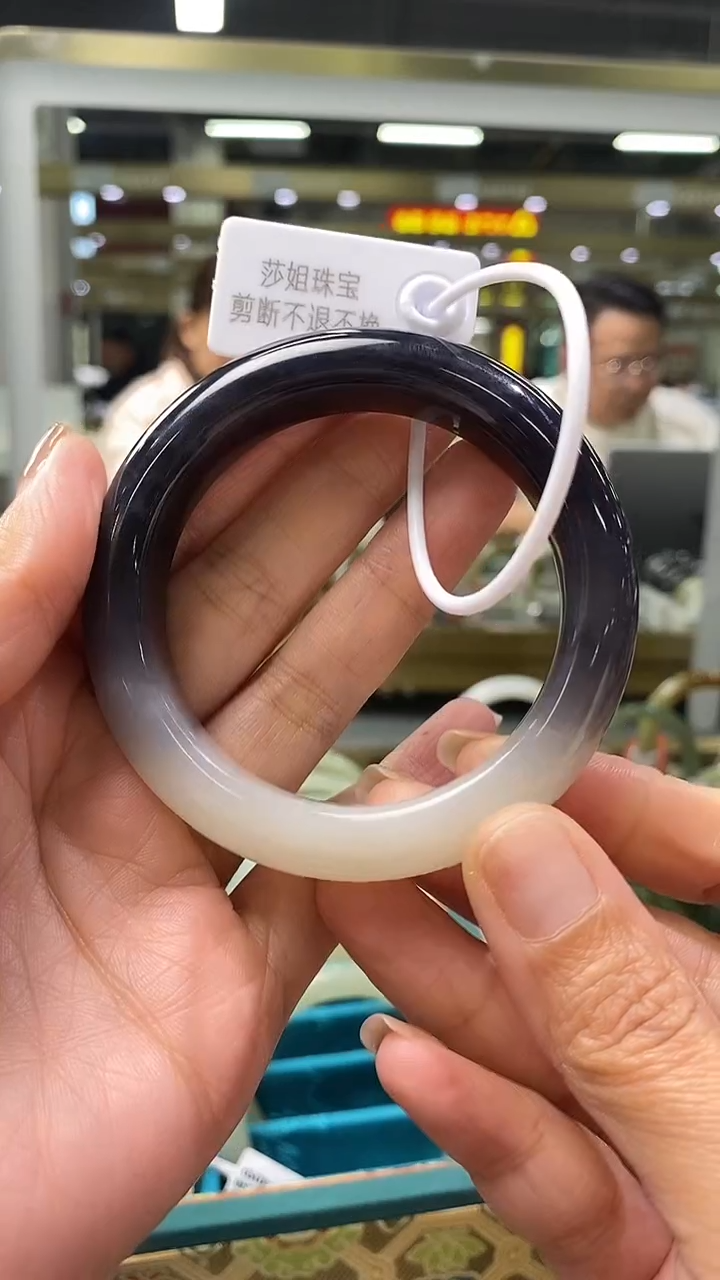 未镶嵌手镯和田玉?和田玉青海料手镯54.5mm
