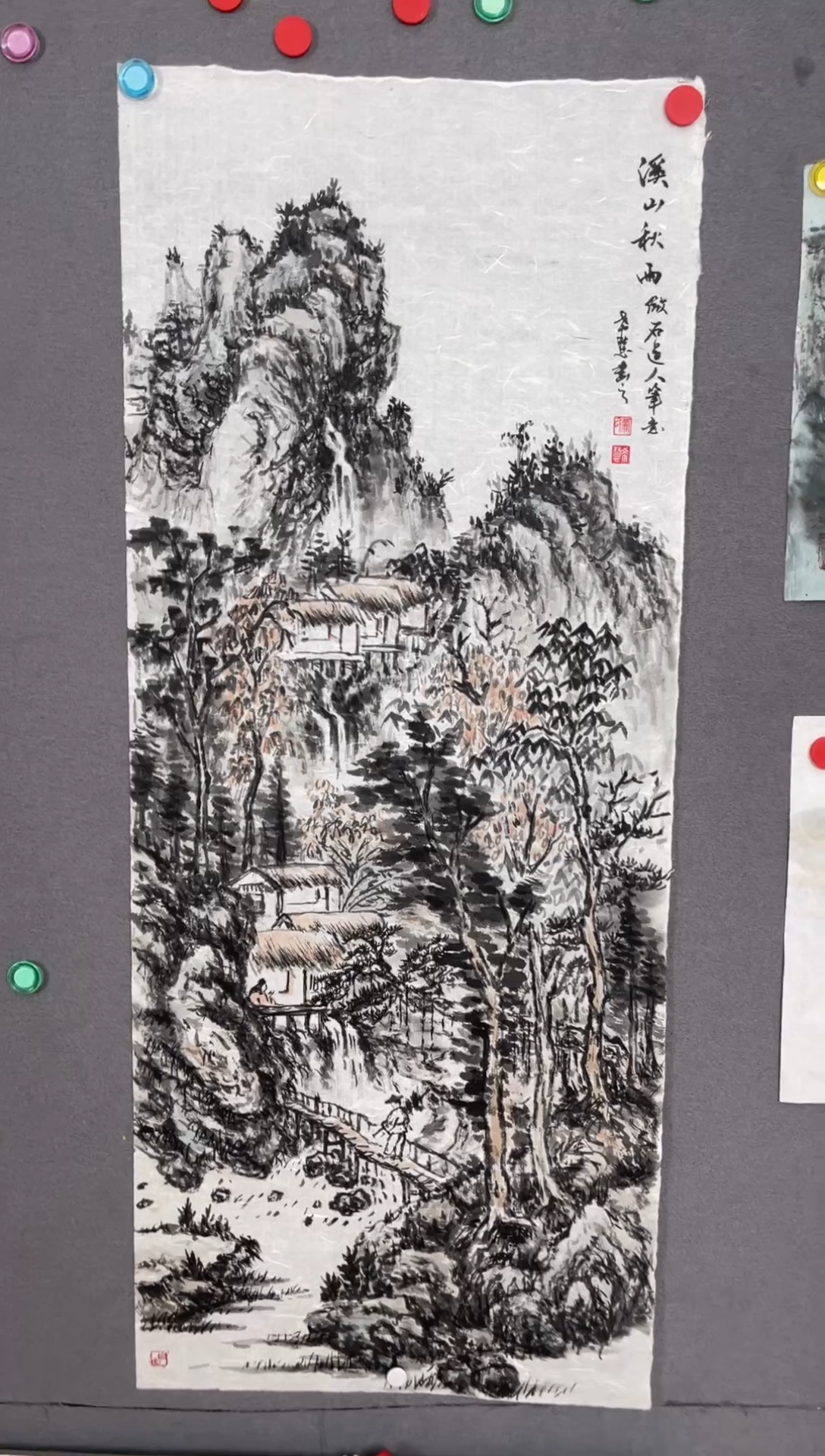 国画国画山水花鸟作品