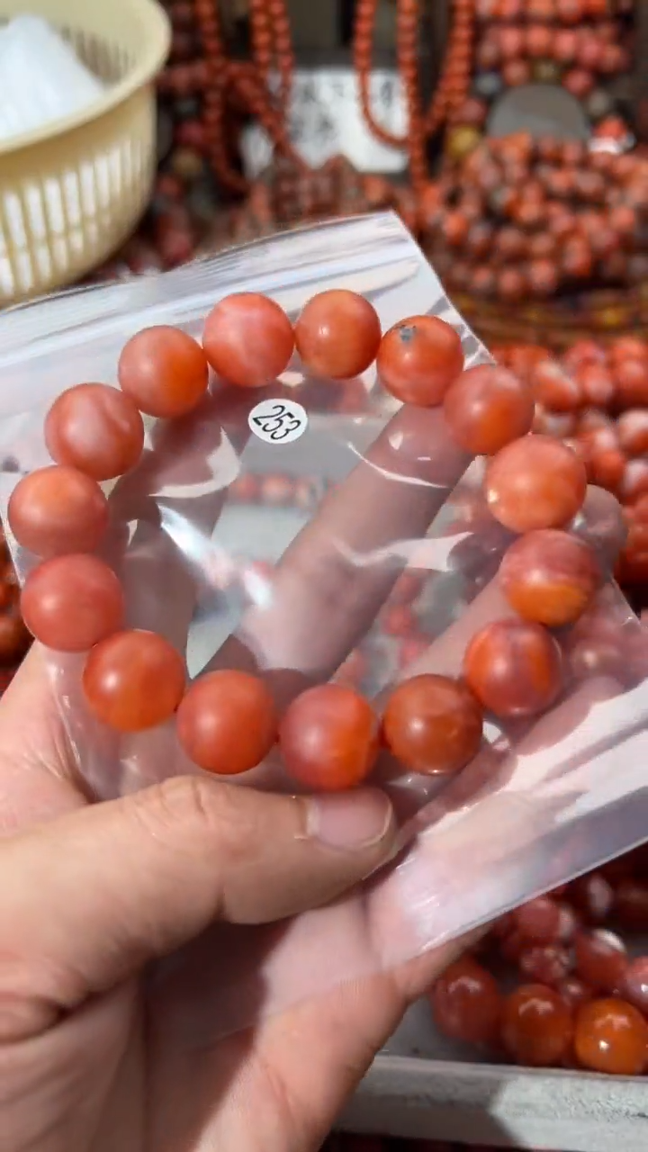 南红玛瑙未镶嵌手串15