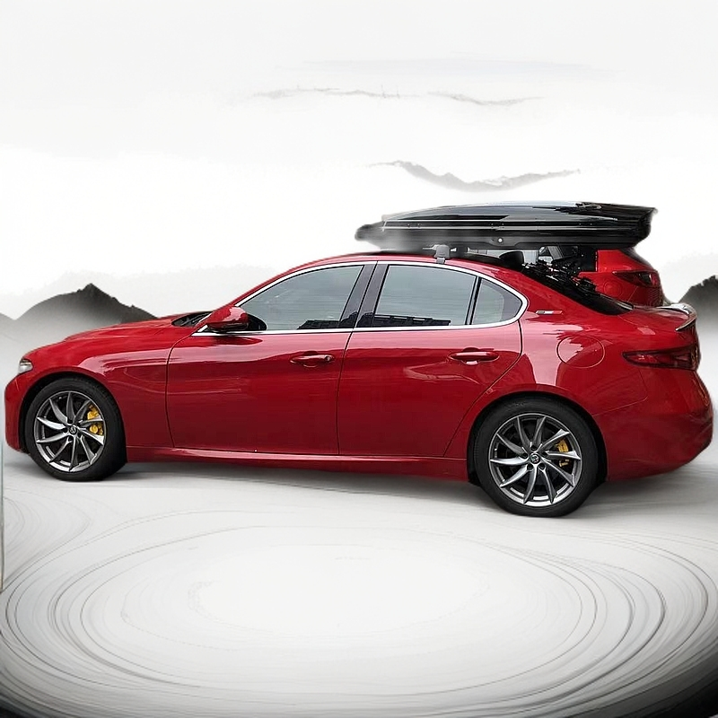 QIMING吸盘式车顶行李架车载（行李箱）（三厢车无损安装）设计